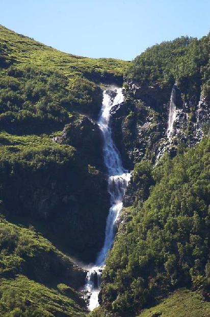 Waterfall along Sognefjord