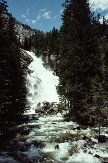Mountains Waterfall